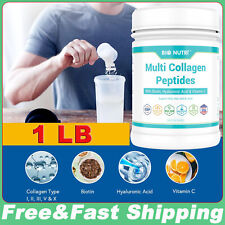 16 oz Unflavored Protein Powder Multi Collagen Peptides Types I, II, III, V & X picture