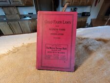Ohio Farm Laws with Business Forms & Letters William K Williams HC 1909 picture
