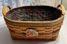 Longaberger 2001 Autumn Reflections Large Daily Blessings Basket #10656 Combo picture