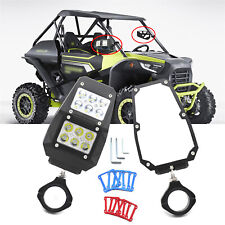 Rear View Side Mirrors w/ LED Lights for UTV Polaris RZR Fit 1.75