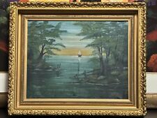 Original 1902 Painting Signed A. Stronach picture