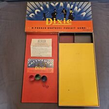 Vintage Pollyanna Dixie 1952 Board Game w/ Box Missing Some Pieces PLEASE READ picture
