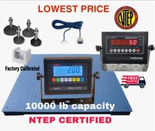 NTEP Certified Industrial Floor Scale - Pallet Scale - 48x48 10000 lb picture