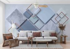 3D Geometry Square Marble Wall Murals Wallpaper Murals Wall Sticker 310 picture