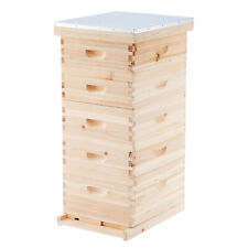 Langstroth 5-Layer Bee Hive Boxes Starter Kit Beehive for Beekeeping Supplies picture