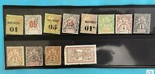 Antique Collection Of Early French Martinique Stamps 1880s Mostly MH Hi CV picture