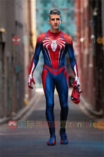 PS4 Spiderman Jumpsuit Spider-man Bodysuit Zentai Tight Cos Costume Adult/Kid picture