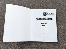 Grove Crane A60J Parts Catalog Manual picture