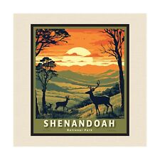 Shenandoah National Park Virginia Serigraph Style Art Poster picture