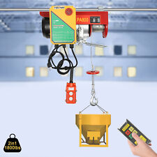 PA800 Electric Hoist Winch 1800Lbs Engine Crane Overhead Wireless Remote Control picture