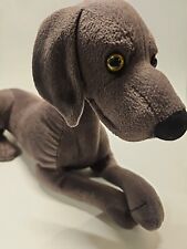 Vintage Stuffins Canines - Greyhound - Gray Plush Dog 1999  15
