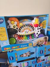 Vtech - Zebra Zoo Jamz Piano Musical Light up Instruments Microphone Educational picture