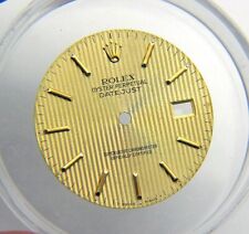 Vintage Genuine Rolex Datejust 16013 16203 Champagne & Yellow Gold Tapestry Dial picture