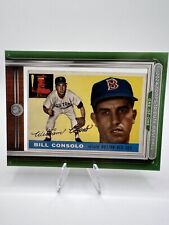 Bill Consolo 1955 1/1 BOSTON REDSOX Topps 2024 Tribute One of One Buyback picture