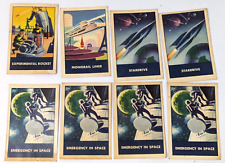 Rare Vintage 1950s Chex Cereal Premium Space Patrol Trading Cards 8 Lot A24 picture