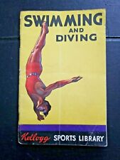 Vintage 1934 Kellogg Sports Library Swimming And Diving Booklet picture