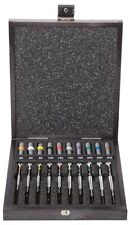 Bergeon 55-606 30009 Set of 9 Screwdrivers with 9 Tubes with Spare Blades in  picture
