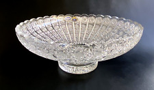 BOHEMIA 500 PK Hand Cut Lead Crystal Centerpiece Bowl - 13.75 inches picture