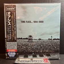 OASIS Time Flies 1994-2009 JAPAN Blue Colored Vinyl Record 5LP Box Set - IN HAND picture