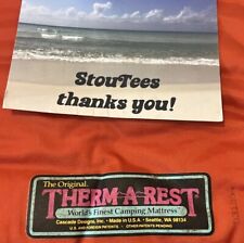 OG Therm A Rest Camping Hunting Homeless Yoga Concert Festival Air Mattress VTG picture