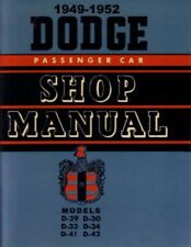 1949 1950 1951 1952 Dodge Shop Service Repair Manual picture