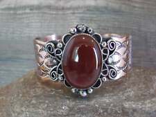 Navajo Indian Copper & Red Howlite Bracelet by Cleveland picture