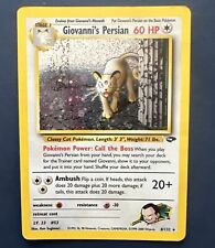 Pokémon TCG Giovanni's Persian Gym Challenge 8/132 Holo Unlimited Holo Rare picture