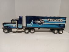 Vintage Nylint Silver Knight Express Semi Tractor Trailer Freightliner Toy picture