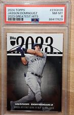 2024 Topps 2023 Greatest Hits Jasson Dominguez Yankees RC Rookie PSA 8 NM-MT picture