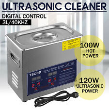 New 3L Ultrasonic Cleaner Stainless Steel Industry Heated Heater w/Timer picture