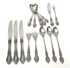 15 pc Lot Set Oneida Northland BATON ROUGE Teaspoons Forks Knives  picture