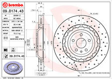 Brembo 2x brake disc internally ventilated suitable for Audi TT FV3 2.5 RS quattro FV9 picture