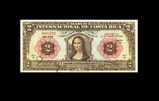 Reproduction Rare Banco Internacional Costa Rica 2 Colones 1936 Banknote America picture