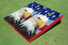 American Bald Eagle Flag Custom Cornhole Board picture