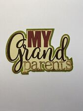 My Grandparents Title Made in Montana  Scrapbook embellishment paper picture