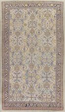 Pre-1900 Antique Vegetable Dye Sultanabad Area Rug Hand-knotted LIGHT BLUE 8x13 picture