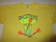 Vtg 1980's Jerzees Brand Shooters Darts 50/50 T-shirt Large **RARE** picture