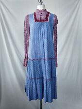 Vintage Jody T Of California Prairie Dress Cottagecore 1970s VGC picture