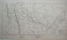 Original 1852 John Arrowsmith Map BRITISH NORTH AMERICA Water Routes Forts Roads picture
