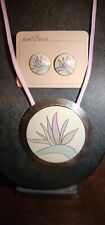 vintage laurel burch Bird Of Paradise Necklace and Earrings Set picture