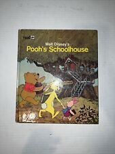Walt Disney's Pooh's Schoolhouse Golden Book 1978 Hardcover picture