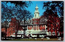 Long Island New York Garden City Hotel Downtown Streetview Chrome Postcard picture