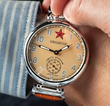 Vintage Molniya Watch Mechanical Molnija komandirskie Soviet Russian USSR Star picture