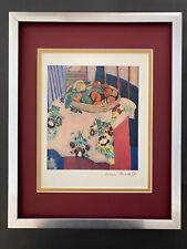 HENRI MATISSE 1948 AWESOME SIGNED PRINT DOUBLE MATTED AND FRAMED BUY IT NOW  picture