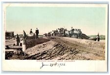 c1905 Miniature Railway Passenger Train Dirt Road Venice California CA Postcard picture