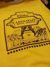 RARE VINTAGE Six Flags Astroworld  Razzatazz 1981 T-Shirt picture