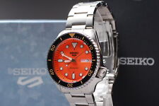BOXED [Top MINT] Seiko 5 Sports SBSA009 Automatic Mechanical Orange From JAPAN picture