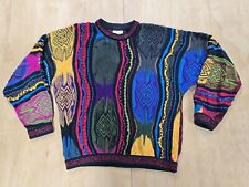 Vintage 90s COOGI Australia Multicolor 3D Knit Sweater Authentic Size Large picture