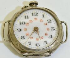 Rare Antique Ladies Silver Gold Engraved Case Wristwatch c1900.LeCoultre Caliber picture