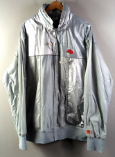 Rare 1980s Vintage Nike Air Metallic Sportswear LE Jacket Silver XXL Deadstock picture